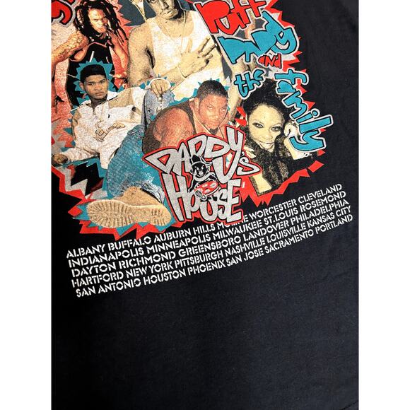 Vintage 90s Puff Daddy and The Family Tour Rap T-Shirt - Picture 5 of 6